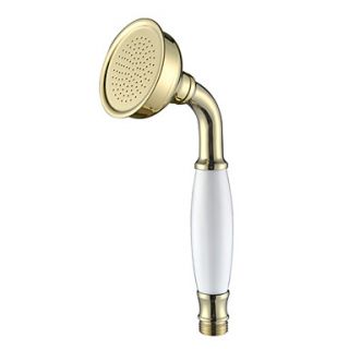 Contemporary Brass Handled Shower Head Ti PVD Finish