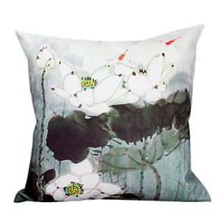 Summer Lotus Decorative Pillow Cover