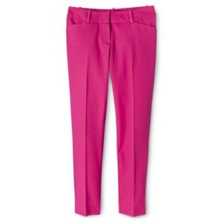 Mossimo Womens Modern Fit Ankle Pant   Vivid Pink 2