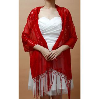 Nice Lace Party/Wedding Shawl With Tassels