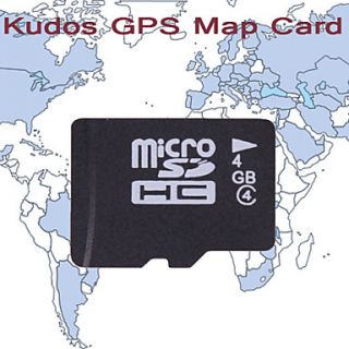KUDOS Western Europe Map (TF Card 4G)