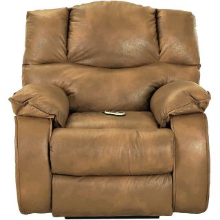 Hillside Leather Heat and Massage Recliner, Aspen Desert