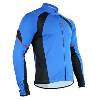 Santic PolyesterMesh Long Sleeve BreathableQuick Drying Cycling Jacket for Men C01012B
