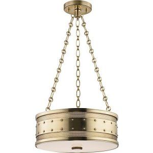 Hudson Valley HV 2216 AGB Gaines 3 Light Pendant