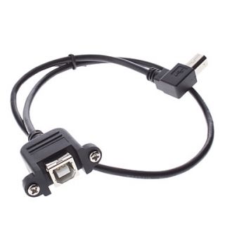USB B Male to USB B Female Adapter Extend Cable