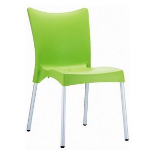 Compamia ISP045 APP Juliette Resin Dining Chair   Apple Green   Set of 2  