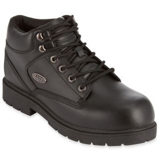 Lugz Zone Mens High Top Work Boots, Black