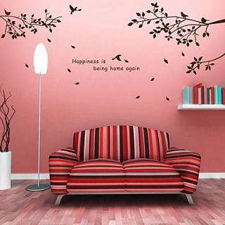 Trees Branches and Birds Wall Stickers