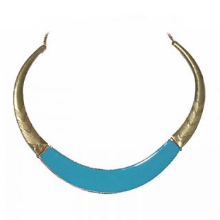 Crescent Alloy Necklace(Assorted Colors)