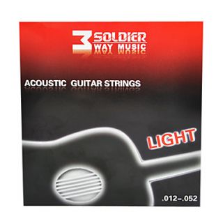 Soldier   (012 052) Coated Steel Acoustic Guitar Strings