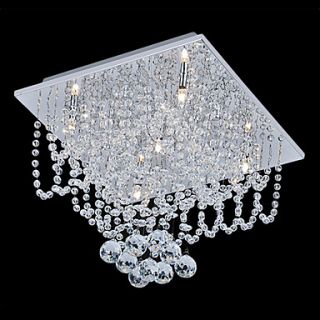 Crystal Beaded Ceiling Light with 5 Lights in G4 Base