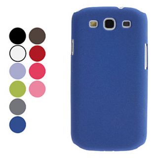 Exquisite Design Frosted Surface Hard Case for Samsung Galaxy S3 I9300 (Assorted Colors)