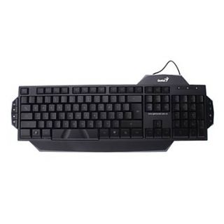 Genius K7 Ergonomic Anti skid USB 2.0 QWERTY Keyboard