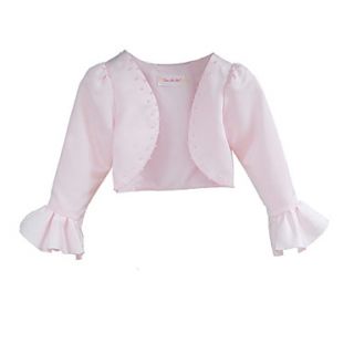 Flower Girls Jacket 3/4 length Sleeves Satin Special Occasion / Wedding Wrap