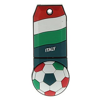 Italy Ball Shaped Plastic USB Stick 4G