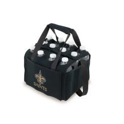 Picnic Time New Orleans Saintstwelve Pack (BlackDimensions 9.75 inches high x 8.125 inches wide x 7 inches deepCompact designDouble top handlesTwelve individual compartmentsTwo (2) interior chambers to hold gel or ice packs (not included) )