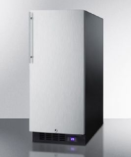 Summit Refrigeration Undercounter Freezer   Frost Free Operation, Thin Handle, Black, 2.4 cu ft
