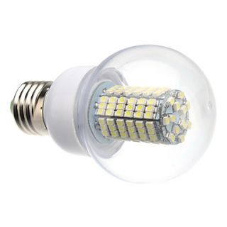 E27 8W 138x3528SMD 620LM 6000 6500K Natural White Light LED Ball Bulb (220V)