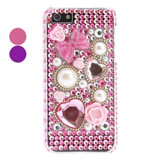 Rhinestones Style Pearl Design Hard Case for iPhone 5/5S