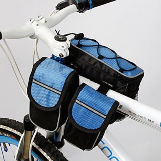 ROSWHEEL Multi Function Bicycle Frame Bag with Reflective Strip 12619