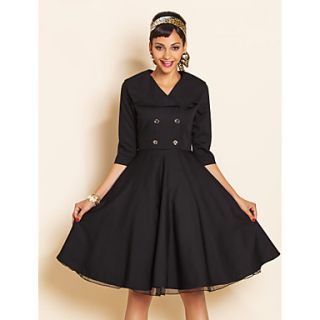 TS VINTAGE Wasp Waist Swing Dress