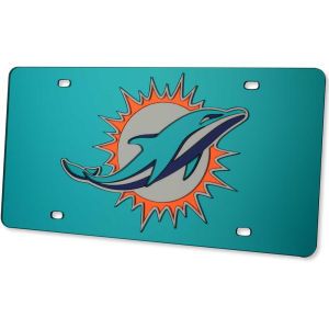 Miami Dolphins Rico Industries Acrylic Laser Tag