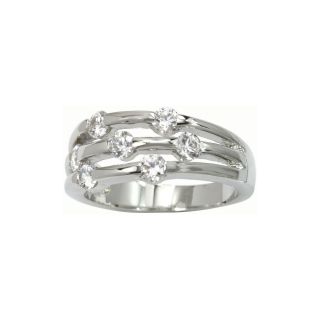 Bridge Jewelry Cubic Zirconia Ring