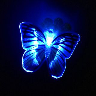 Controllable LED Light Butterfly Shaped Fridge Magnet(Random Colors)