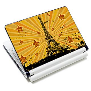 Eiffel Tower Pattern Laptop Protective Skin Sticker For 10/15 Laptop 18320(15 suitable for below 15)