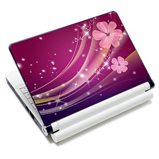 Gorgeous Flowers Pattern Laptop Protective Skin Sticker For 10/15 Laptop 18637(15 suitable for below 15)