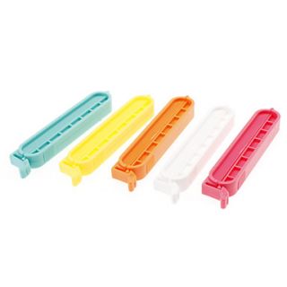 4 Colorful Bag Sealers Clips (Set of 5)
