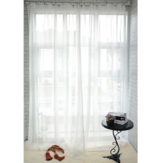 (One Pair) Classic Polyester Sheer Curtain