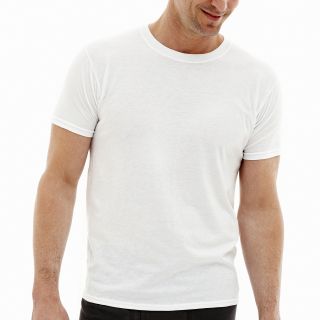 Hanes 4 pk. ComfortBlend Slim Crewneck T Shirts, White, Mens