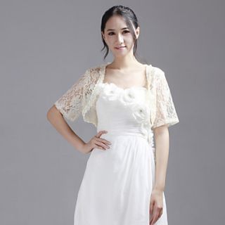 Nice Short Sleeve Lace Evening/Casual Wrap/Jacket (More Colors)