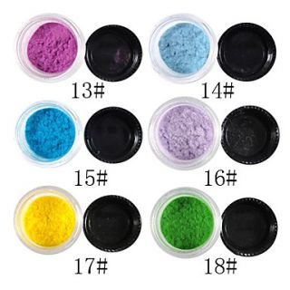 1PCS Velvet Nail Art Decorations No.13 18(8ml,Assorted Colors)