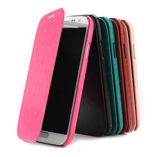 Elegant Style Protective PU Leather Case with Stand and Card Slot for Samsung Galaxy S4 I9500