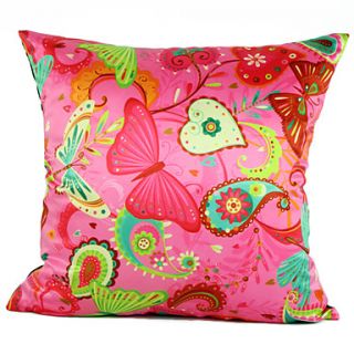 Modern Butterfly Polyester Decorative Pillow Cover