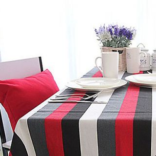 Cotton Stripe Table Cloths