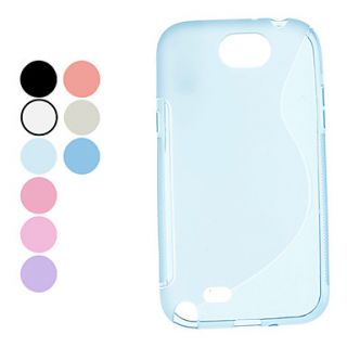Solid Color Soft Case for Samsung Galaxy Note 2 N7100 (Assorted Colors)