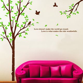 Romantic Love Birds Wall Sticker