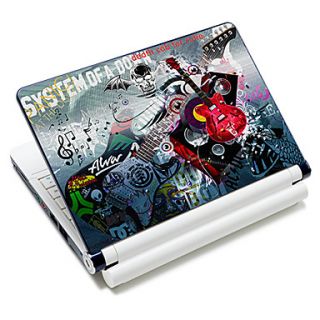 Guitar Pattern Laptop Protective Skin Sticker For 10/15 Laptop 18390(15 suitable for below 15)