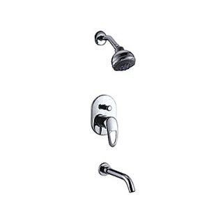 Solid Brass Tub Shower Faucet with Shower Head