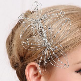 Lovely Crystal Flower Wedding/Party Headpiece(1 Piece Set)
