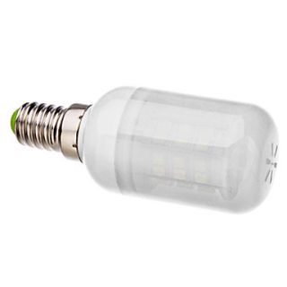 E14 3W 48x3528SMD 145 175LM 6000 6500K Natural White Light White Cover LED Corn Bulb (AC 110 130/AC 220 240 V)