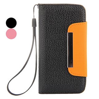 PU Leather Pouch with Inner Case and Buckle for iphone 5