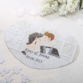 Personalized Heart Shaped Jigsaw Puzzle   Sweet love