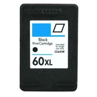 Hp 60xl/ Cc641wn High Yield Black Ink Cartridge (remanufactured) (BlackPrint yield 450 pages at 5 percent coverageNon refillableModel NL 60XL BlackWarning California residents only, please note per Proposition 65, this product may contain one or more c