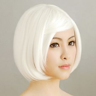 White Short Bob 30cm Gothic Lolita Wig