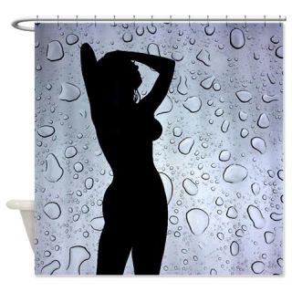  Raindrop Nude Silhouette Sexy Shower Curtain  Use code FREECART at Checkout