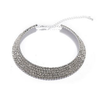 Gorgeous Crystal Collar Necklace For Wedding/Evening